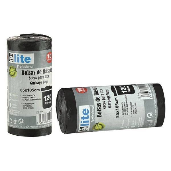 SACO NEGRO 85*105 120L ELITE PROFESIONAL 10U 40R