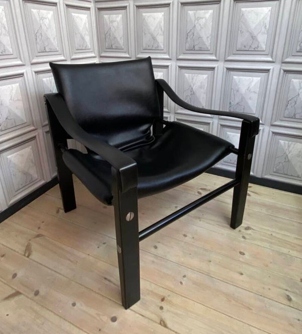 VINTAGE CHELSEA SAFARI CHAIR FROM ARKANE BY MAURICE BURKE