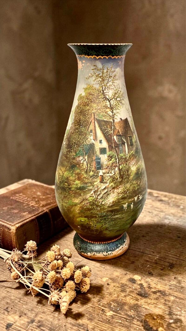 Late 19thC. French Decorated Vase
