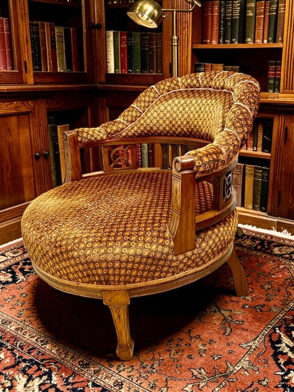 Late Victorian /early Edwardian tub /barrel chair