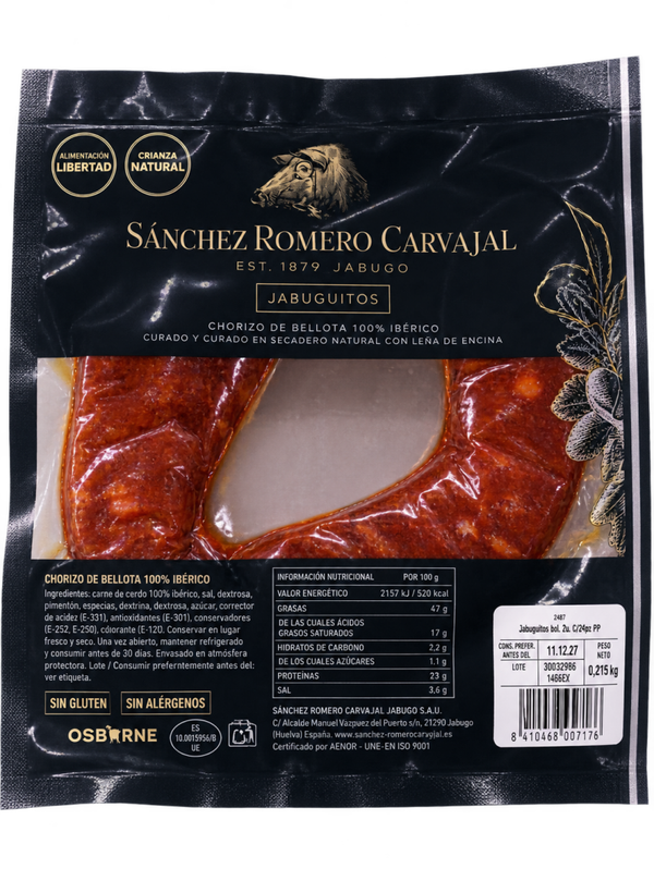 Chorizo de Bellota 100% Ibérico (Sánchez Romero Carvajal)