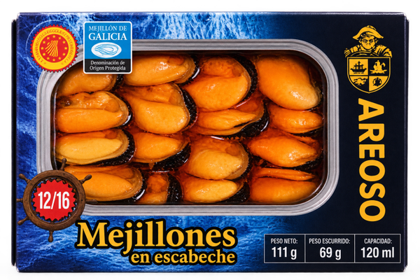 Mejillones en Escabeche (Areoso)