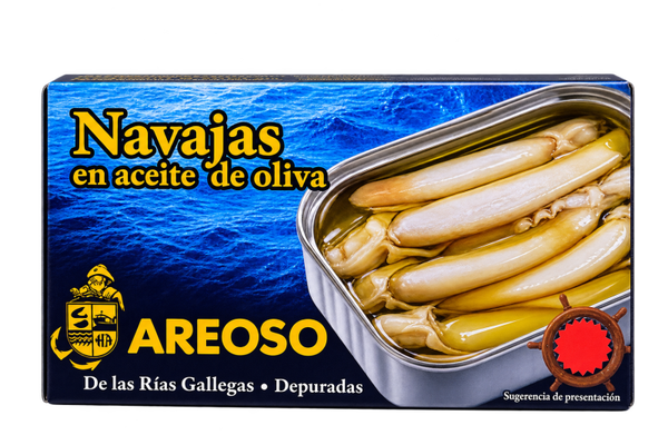 Navajas en Aceite de Oliva (Areoso)