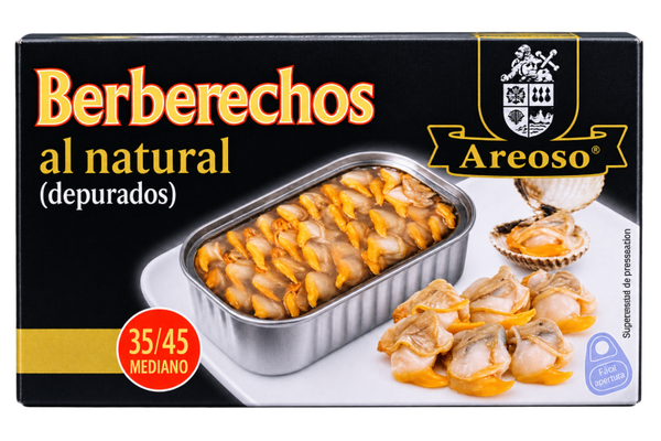 Berberechos al Natural Depurados (Areoso)