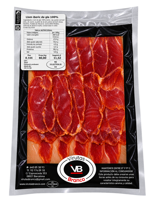 Lomo Ibérico de Bellota 100%