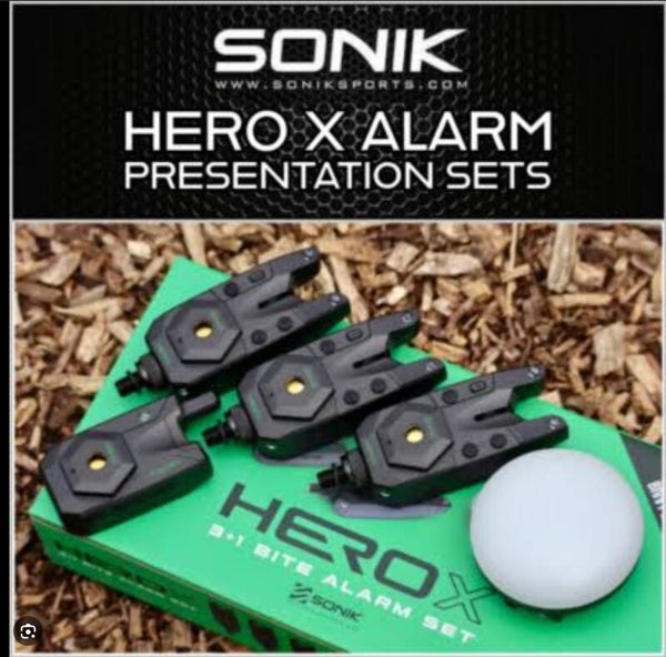Sonik hero alarms 3 +receiver +bivy light