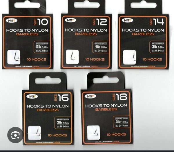 Ngt hooks to nylon size 12