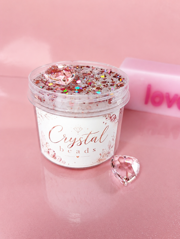 Crystal beads Pink