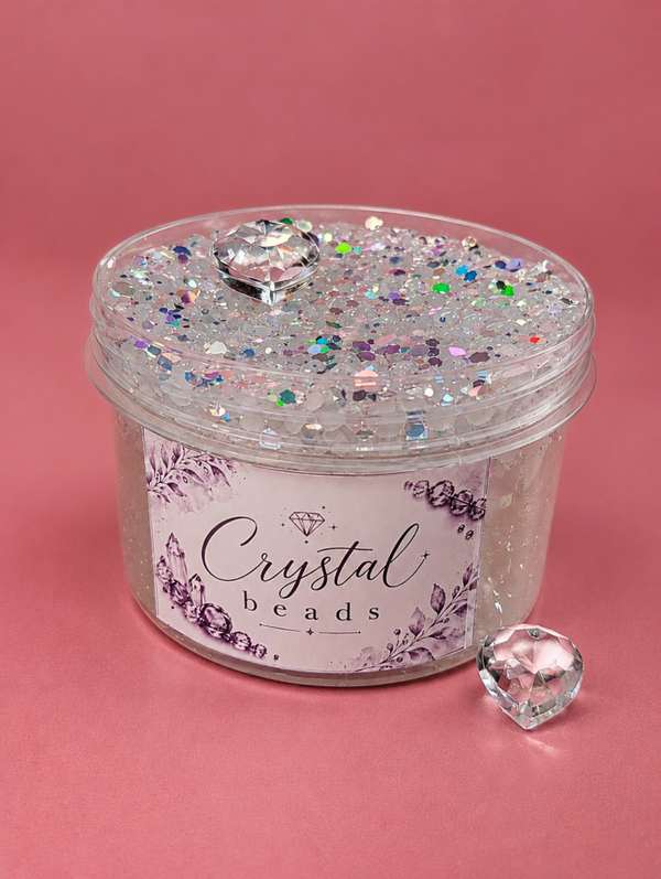 Crystal beads Silber