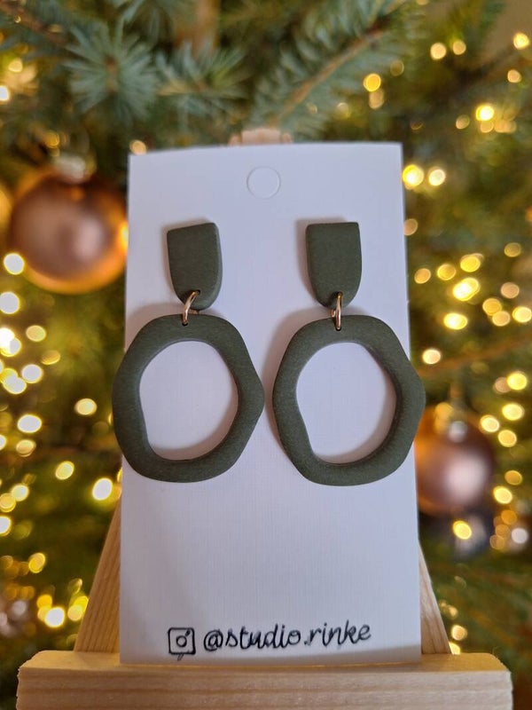 Olive Green Open Flow