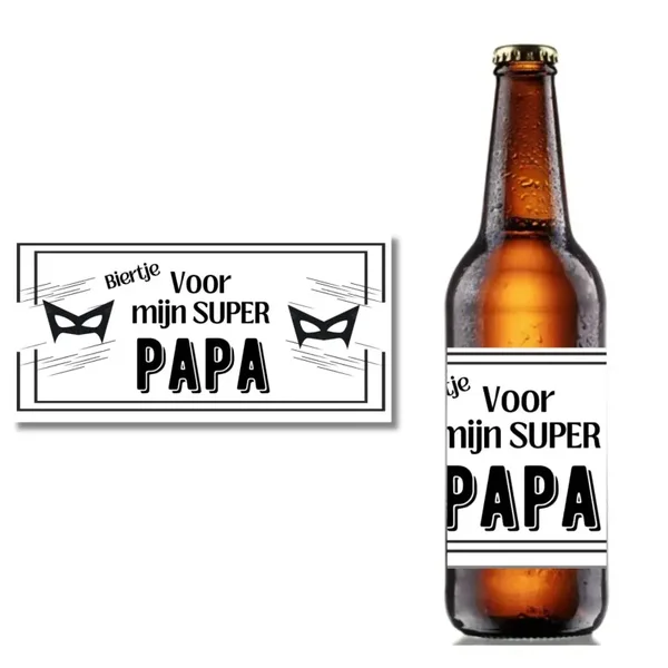 Bieretiket | Super Papa Bier