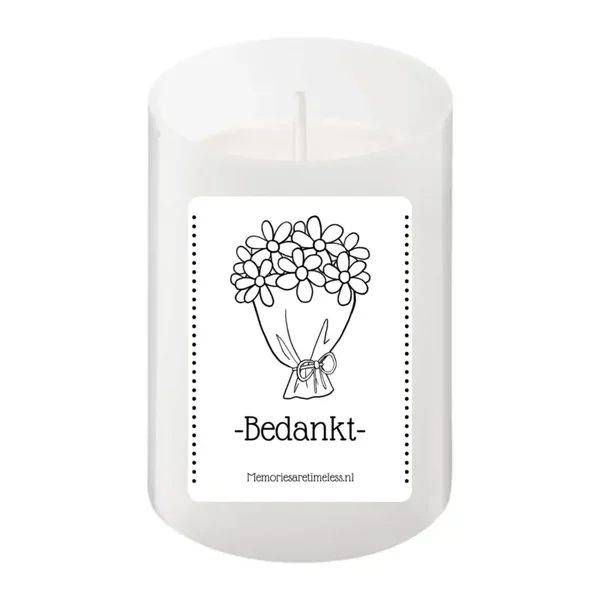 Wenskaarsje | Bedankt