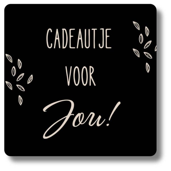 Stickers | Cadeautje voor jou | Vierkant