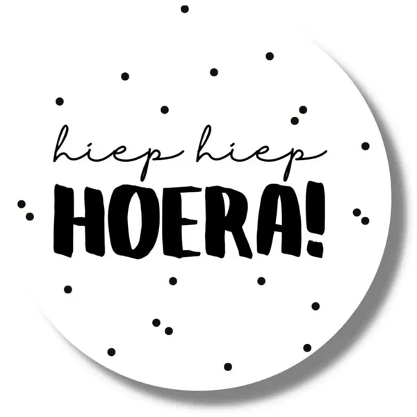 Stickers | Hiep hiep hoera