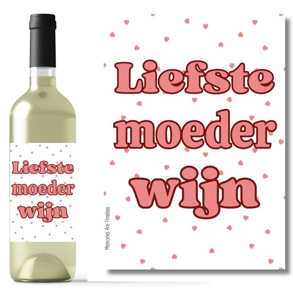 Wijnetiket | Liefste Moeder Wijn