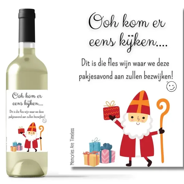 Wijnetiket | Ooh kom er eens kijken....