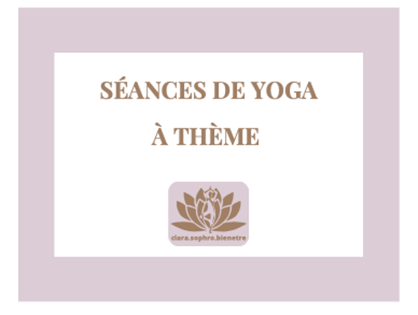 Cartes yoga à thème