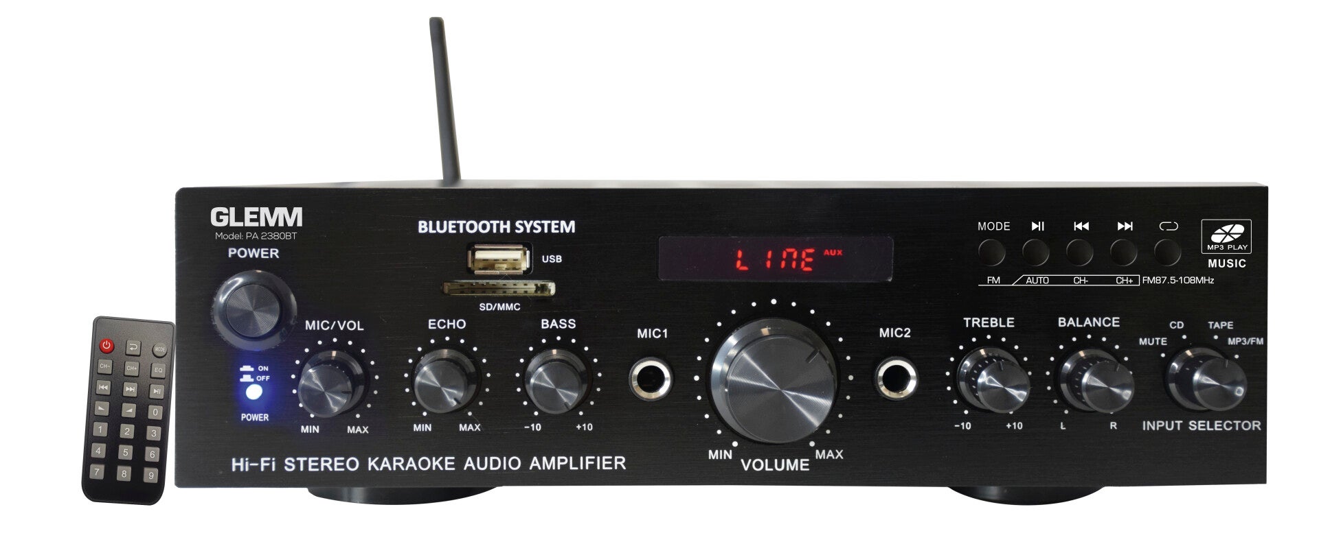 Amplifikator Stereo 2 x 50W - KARMA PA 2380BT