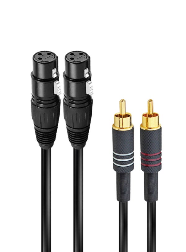 Kabllo 2× XLR Femër në 2× RCA Mashkull, 1.5 m - Karma RDM C171-5