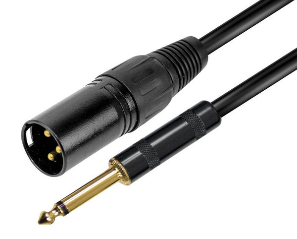 Kabllo XLR M në Jack 6.3 mm Mono, 5 m - Karma RDM C185