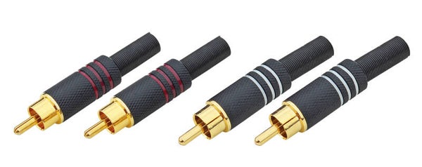 4 Konektorë RCA Mashkull - RDM CN2