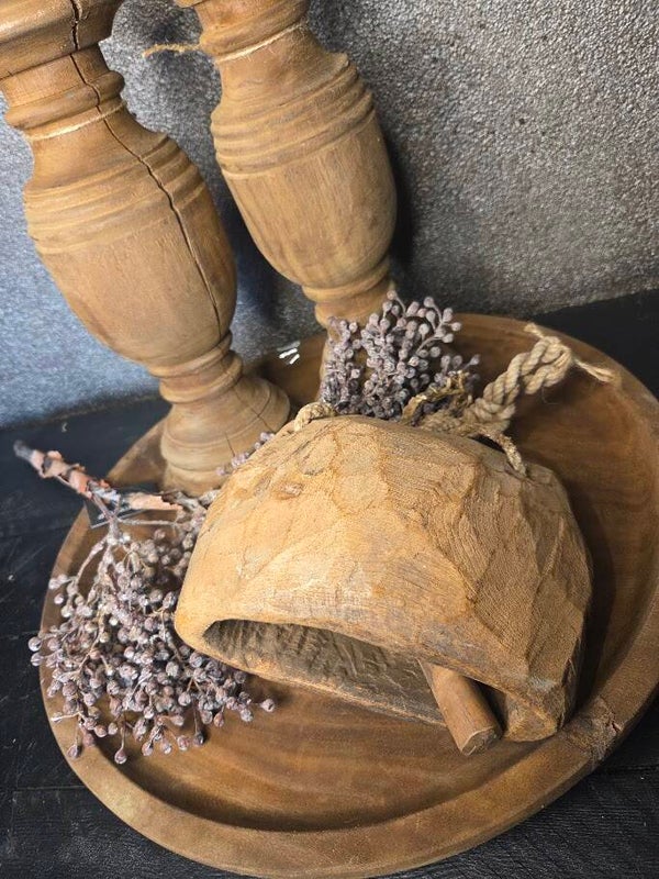 Houten landelijke bel