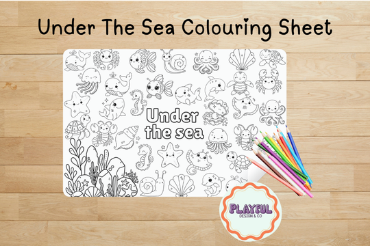 Under the Sea Colouring Sheet