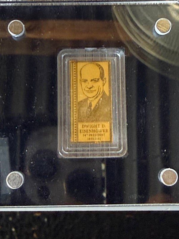 goudbar met Dwight D. Eisenhower