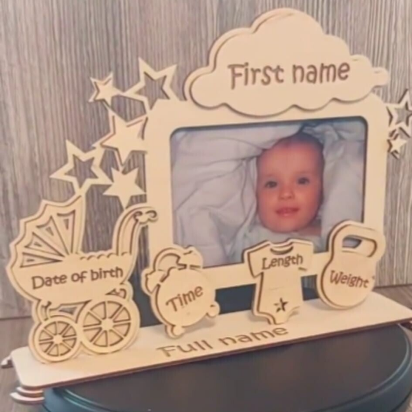 Baby photo frame