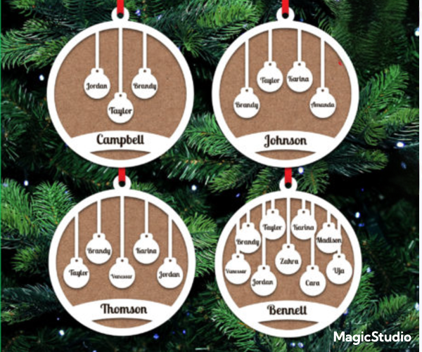 Personalized Multi-Layer Christmas decoration