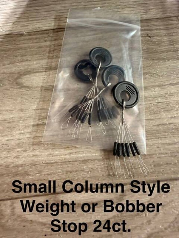 Small Column Style Bobber Stop Or Weight Pinner
