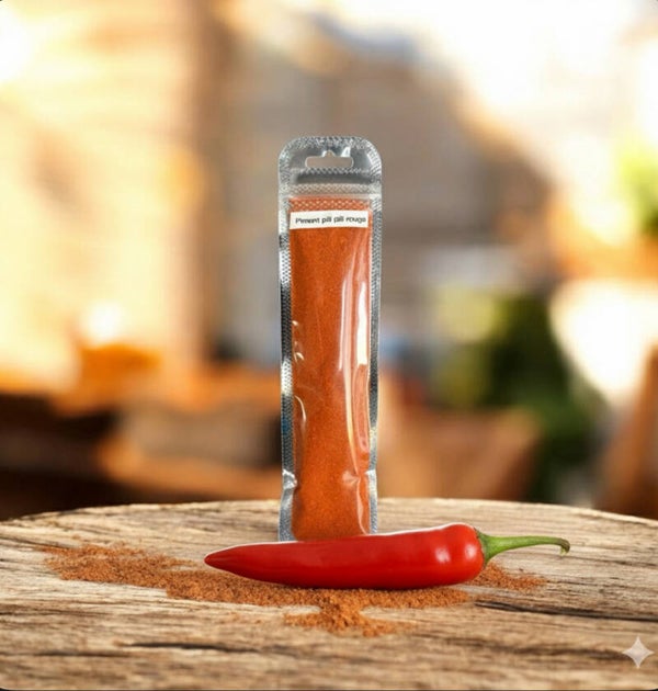 Recharge d épices piment pili pili en poudre 15g