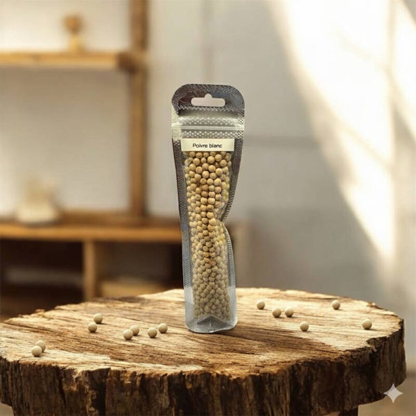 Recharge d épices poivre blanc 15g