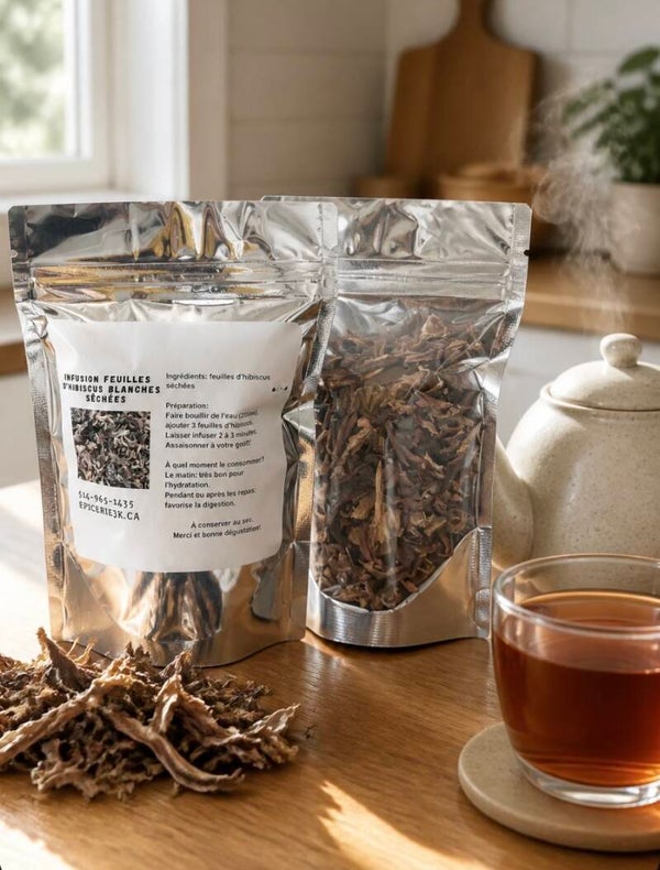 Infusion de feuilles d'hibiscus blanc 23g