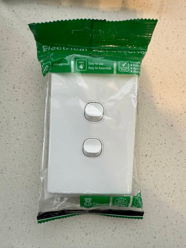 Vertical or horizontal Light switch slim