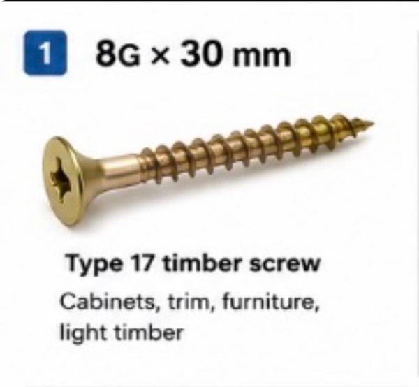 8G × 30 mm