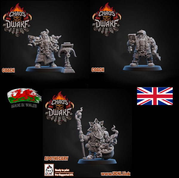Chaos Dwarf Support staff BBchorfsupp