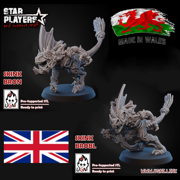 Brobl and Bron Skink Stars