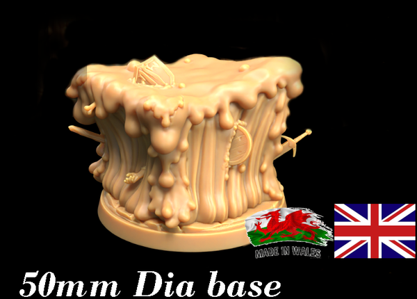 Gelatinous Cube (50mm Base)  Resin