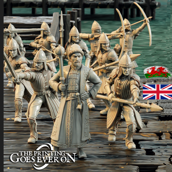 Lotr Mesbg Lake town guards Miniatures 28mm scale  READY TO POST dnd Merp