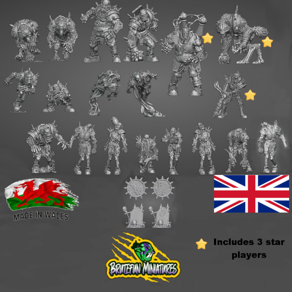 Necromatic horrors team includes 3 Star Players !!!!