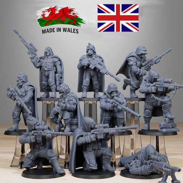 Grimguard / Astra Militarum Sniper Squad (10)