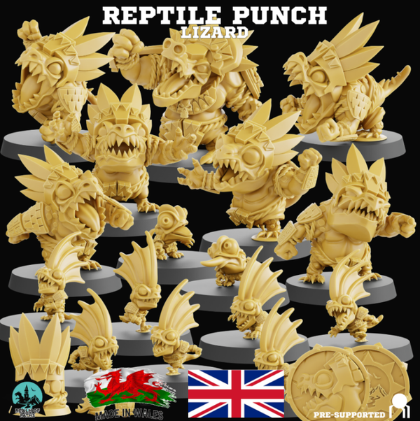Reptile Punch Chibi Team By ROP