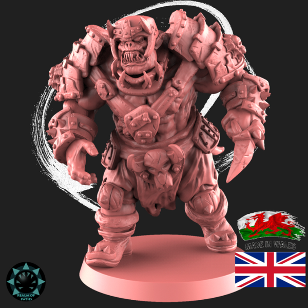 Orc Star Player Vatork Bone Cruncher 43mm tall (Designed by Realm of Paths) BBR004