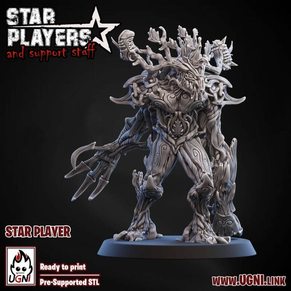 Treeman  Fantasy Football Star Player  READY TO POST By Ugni