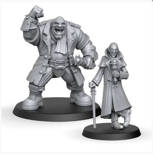 Ogre and vampire commentators Announcers