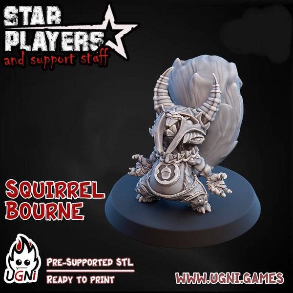 Screaming Squirrel 2 sizes supplied - BBa001