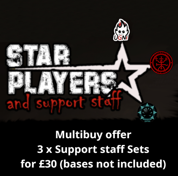 Multibuy Support Staff 3 for £30 posted