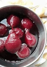 peertje in rode wijn