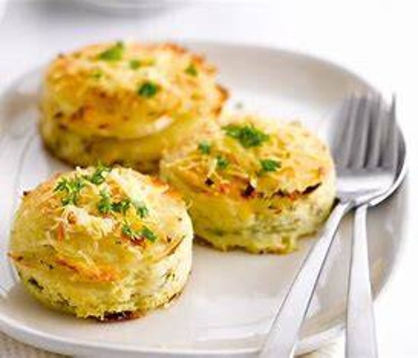 aardappelgratin met groentjes